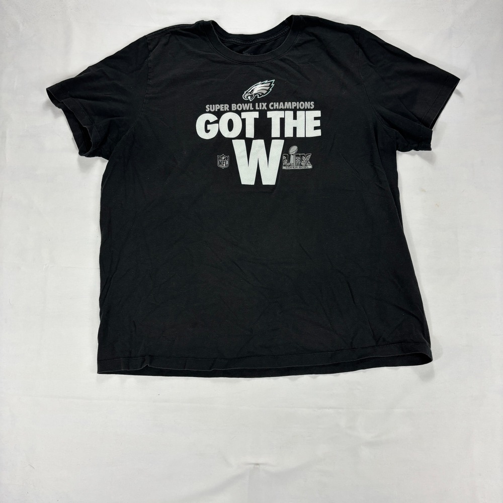 Nike‎ Philadelphia Eagles Super Bowl LIX Champions Got The W T Shirt Mens XXL